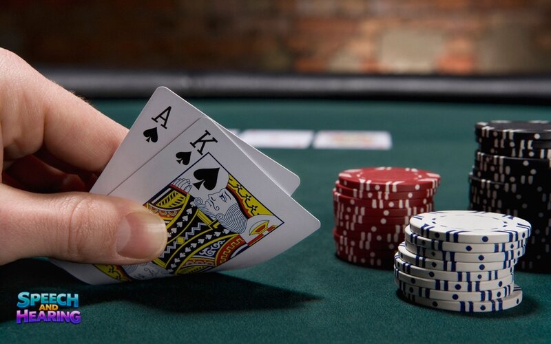Speech and Hearing Card Games - Baccarat with Player, Banker, and Tie